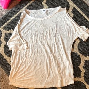 Paige cut out shoulder tee